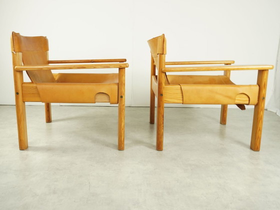 Image 1 of 2xKarin Mobring Natura Lounge Chair Design vintage metà secolo