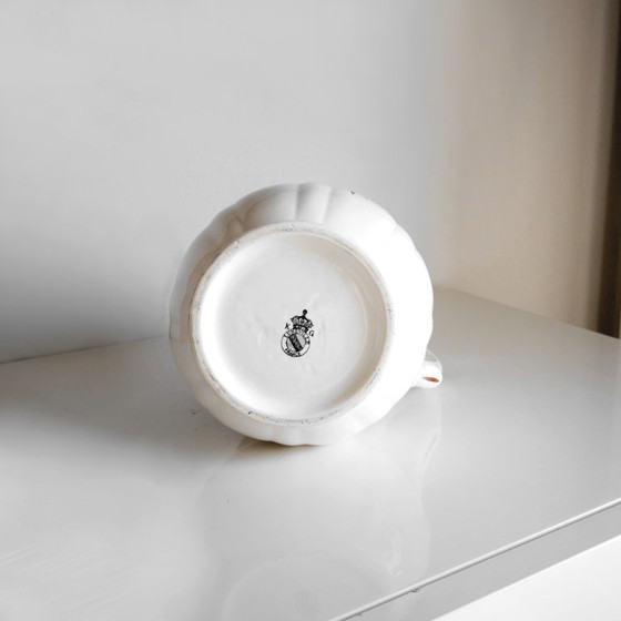 Image 1 of ANTIEKE KAN - FRANS PORSELEINEN LUNEVILLE - 19E EEUW