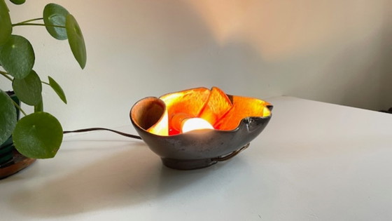 Vintage Vallauris Seashell Lamp – Vallauris France, Table lamps, Ceramic (photo 36 of 37)