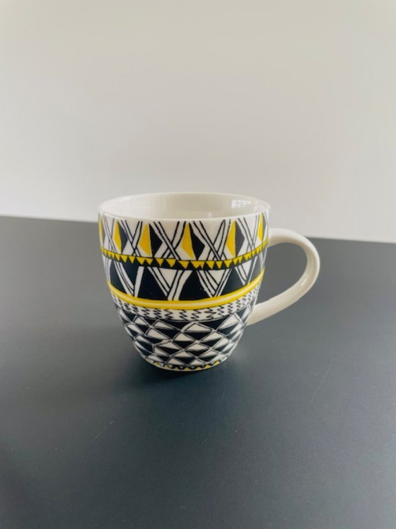 Image 1 of Set di 4 tazze di design finlandese con grafica