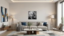 Impressionist Painting on Acrylic Canvas / Albert Einstein / (60x60 Cm)