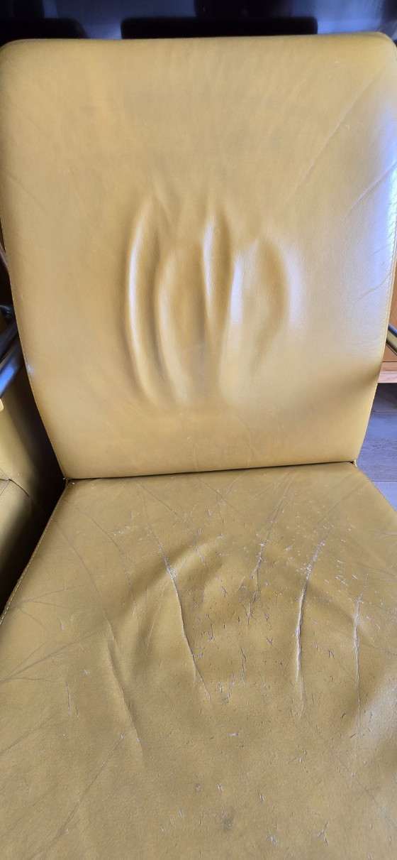 Image 1 of Chaises en cuir Jan des Bouvrie Gelderland 6420