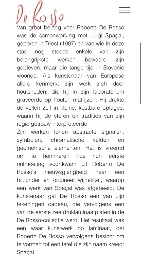 Image 1 of Tavolo da pranzo di design postmoderno di De Rosso, Italia