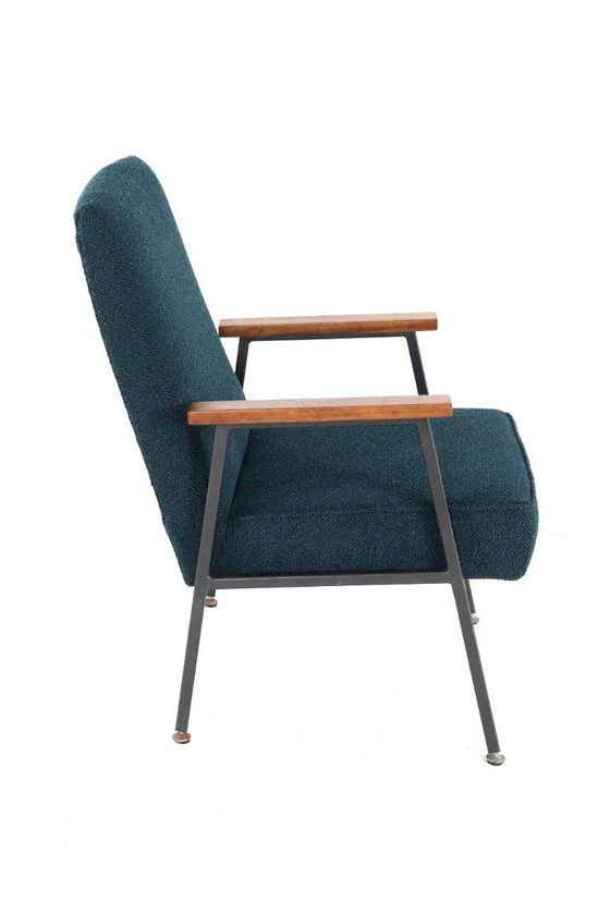 Image 1 of Fauteuil Gispen 'Genie' vintage nouvellement rembourré