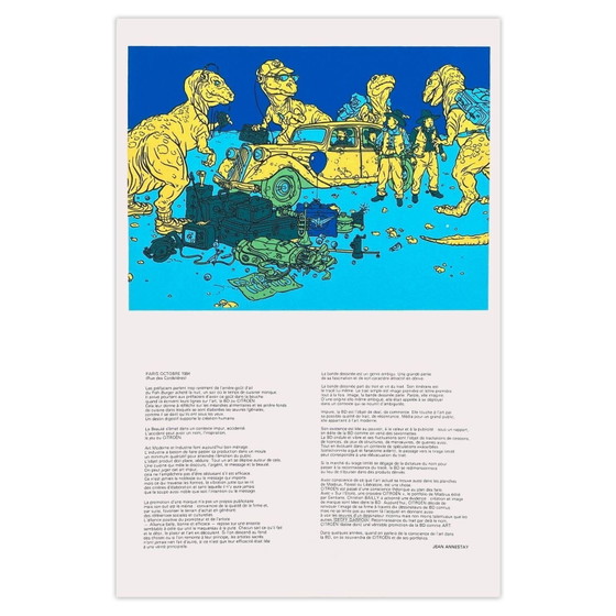 Image 1 of COLLECTIF - CITROEN Citroën et la BD - Geof Darrow screenprint 1984