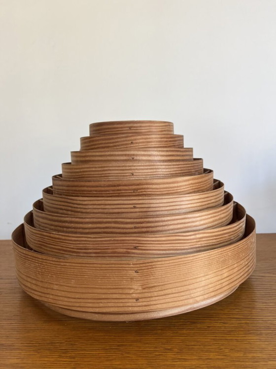Pine Hanging Lamp, Hans-Agne Jakobssen – Pendant lamps, Wood (photo 11 of 13)
