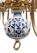8-light Dutch chandelier