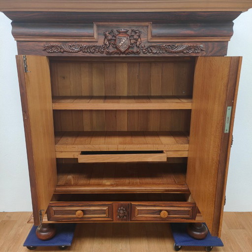 Mobile buffet antico vintage, armadio, guardaroba smontabile