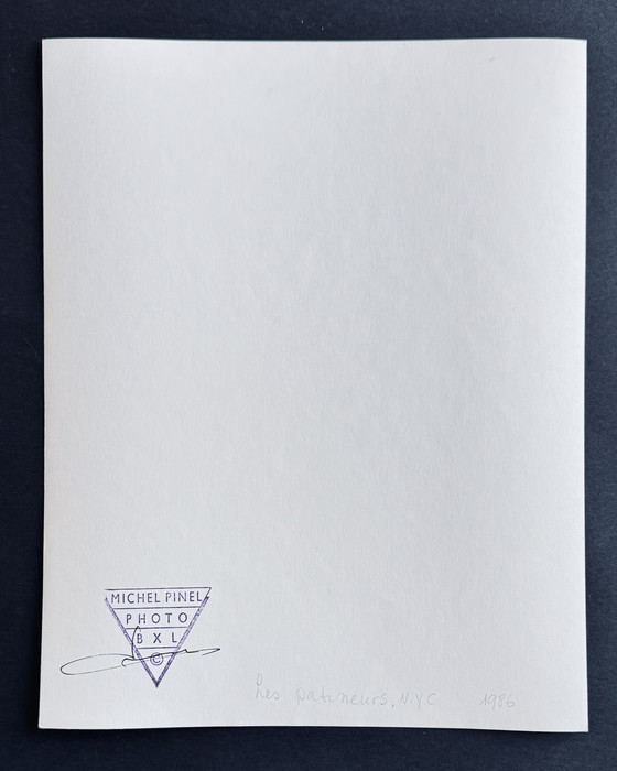Image 1 of Michel Pinel - New York 1986 - Les patineurs - Photographie signée 