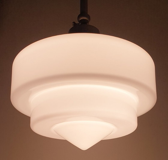 1 di 2 Lampada a sospensione Art Déco Giso (Gispen) – Giso Gispen, Lampade a sospensione, Metal (photo 8 of 39)