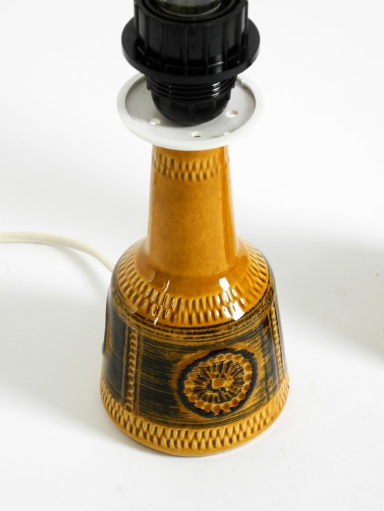 Image 1 of Una coppia di bellissime piccole lampade da tavolo in ceramica di Cloos & Co., anni '60