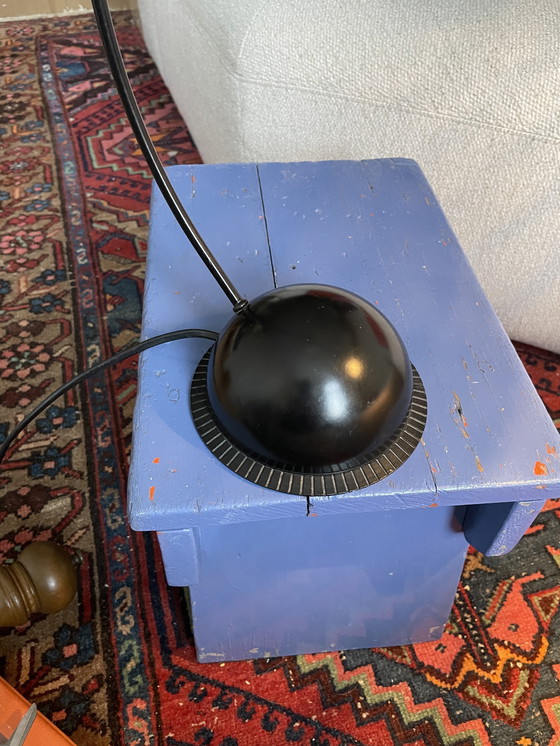 Image 1 of Postmoderne Vrieland design booglamp zwart Memphis 