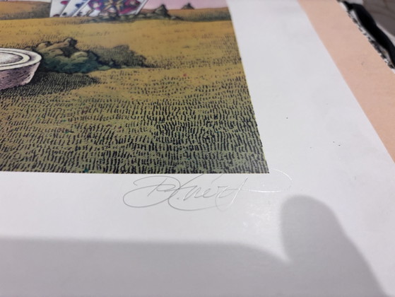 Image 1 of Seltene Microsoft-Firmenlithografie (209/500), handsigniert von Bill Gates (William H. Gates)