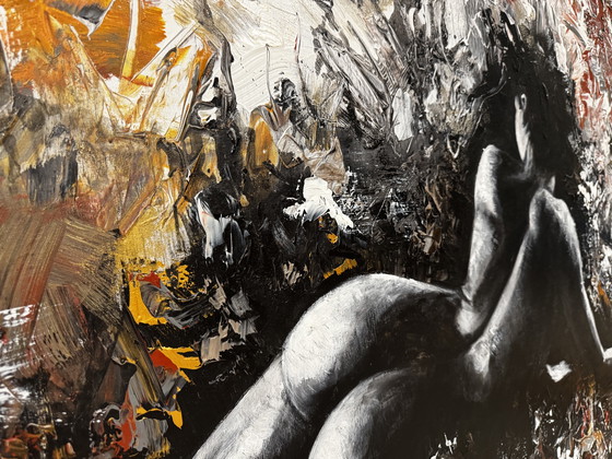 Image 1 of Tableau d'Ilona Hendriks « Sister Act I & II » (à vendre individuellement)