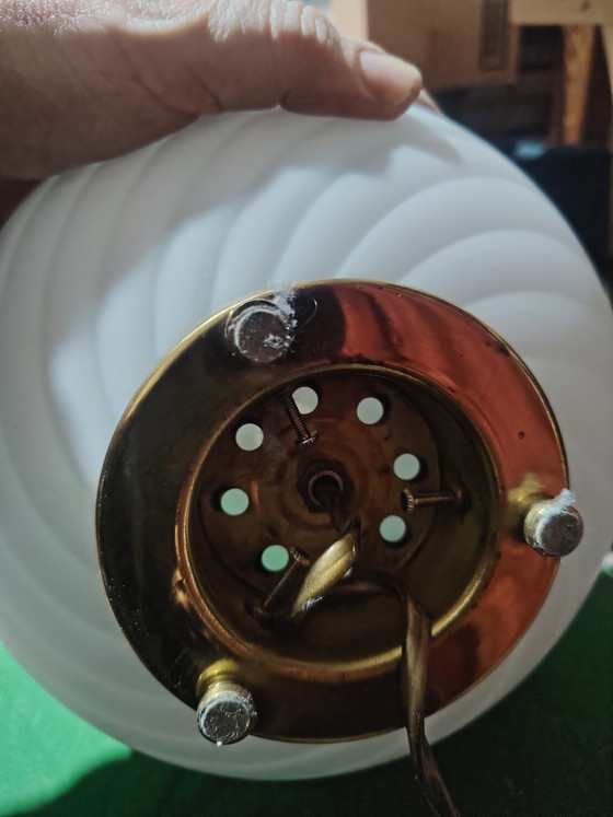 Image 1 of Opal Murano glass lampshades