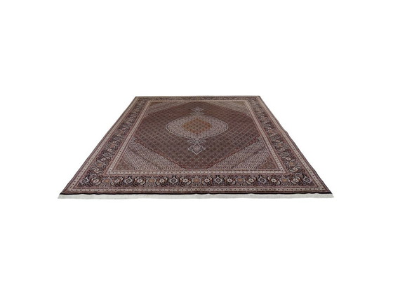 Image 1 of Tabriz Mahi - 350 x 249 cm - Wolle und Seide auf Baumwolle - Handgeknüpft
