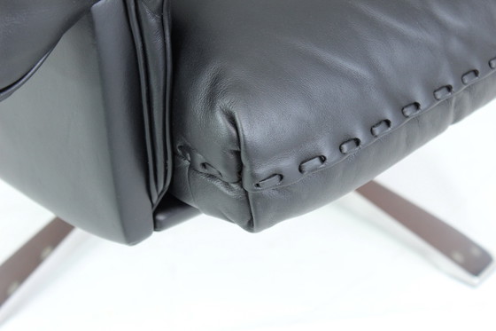 Image 1 of as new ! de Sede DS-31 1st Series Lounge Chair Fauteuil, cuir et aluminium Base rocking Mechanism, fully restored ! LP 7005,- € 