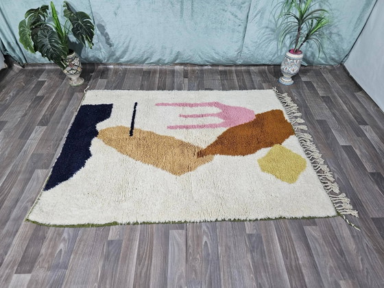 Tappeto berbero fatto a mano in pura lana 2.5x1.5 m – Tappeti, Wool (photo 3 of 11)
