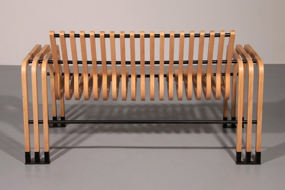 Image 1 of Banco "Scheletro" de Kari Asikainen, P. O. Korhonen Oy, Finlandia, años 80