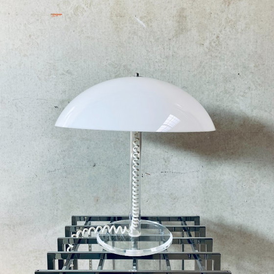 Image 1 of Harco Loor Mid - Century Mushroom Table Lamp 1970