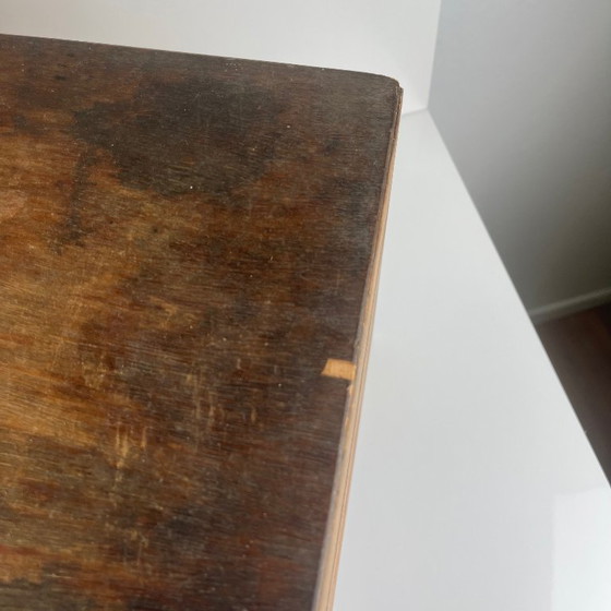 Image 1 of Antike, handgefertigte Werkstattkiste aus Holz, XXe