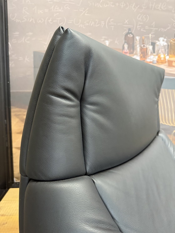 De Sede 166 Armchair with Ottoman Black Leather (photo 5 of 15)