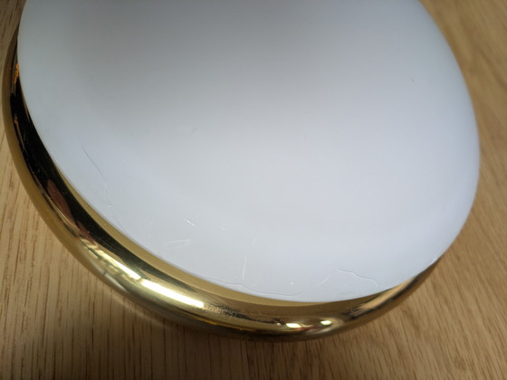 Image 1 of 2 lampes de plafond dorées