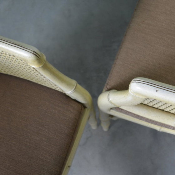 Image 1 of 2x faux bamboo clubs