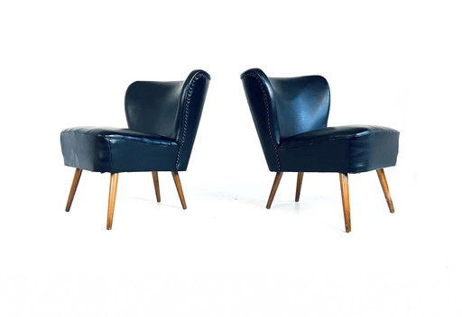 2X Vintage Cocktail Armchair '50