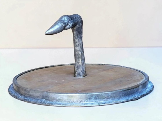 Cheese and charcuterie platter – Table accessories, Wood, Metal, Vintage (photo 3 of 6)