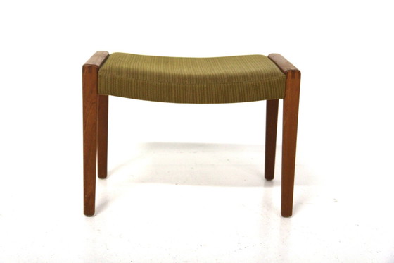 Ottomane Scandinave en Chêne, Sweden, 1950, Poufs & repose-pieds, Scandinavian (photo 3 sur 6)