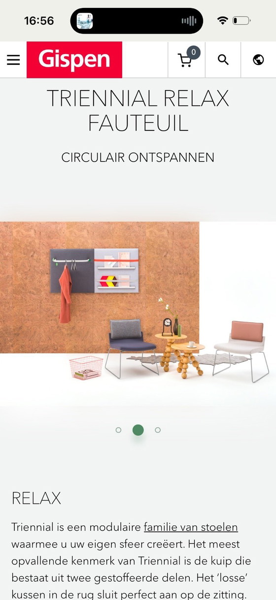 Image 1 of 2x Sillón Relax Trienal Gispen Rosa – Diseño y Confort