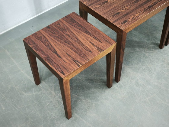 Image 1 of Tables gigognes Severin Hansen pour Haslev, Danemark, années 1960