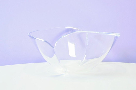 Vintage Glass 'Duo' Bowl Holmegaard – Glass & Decanter (photo 3 of 6)