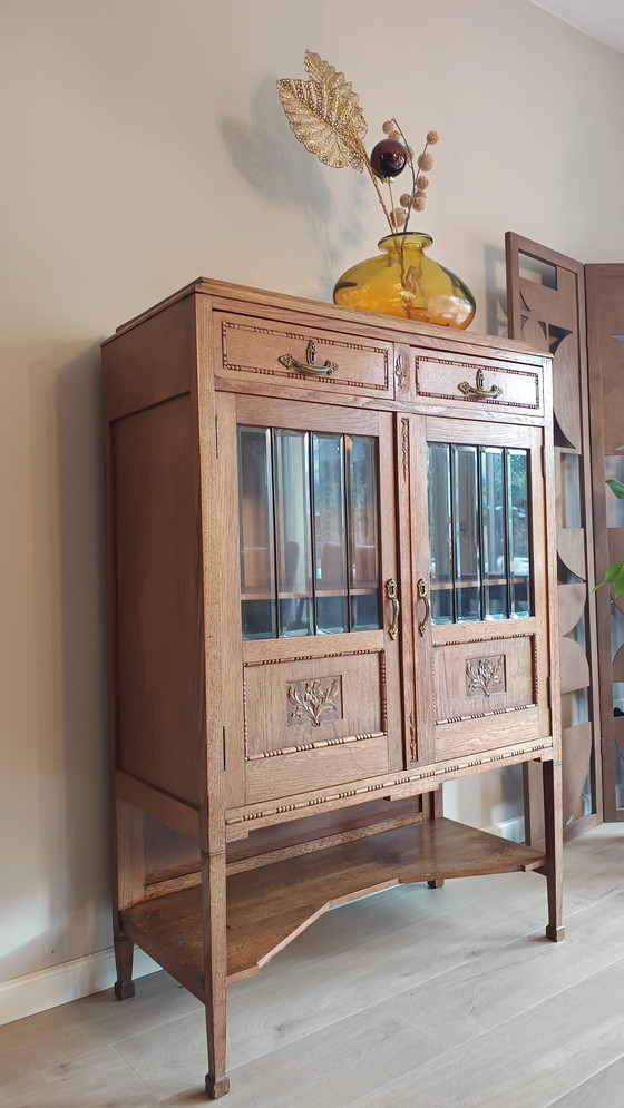 Image 1 of Magnifique vitrine Art déco de l'école d'Amsterdam