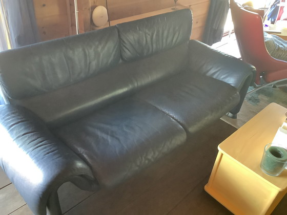 Image 1 of De sede ds2011, blue148 long, seat 45, depth 60 and back 86 cm high.