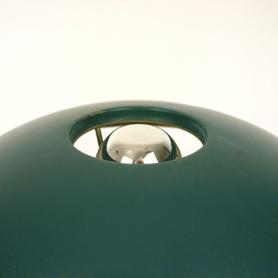 Image 1 of Lampada da tavolo Louis Kalff per Philips 'Bijoo Tripod UFO', Paesi Bassi 1958, verde petrolio