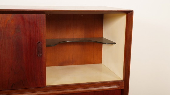 Highboard Vintage avec Bar | Armoire Murale | Teck | 154 Cm – Meuble bar, Wood (photo 9 of 15)