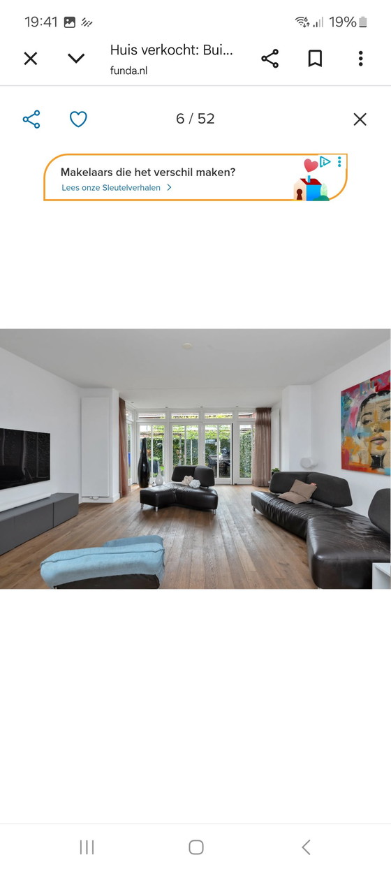 Image 1 of Leolux Archipel 3-seater sofa and chaise longue
