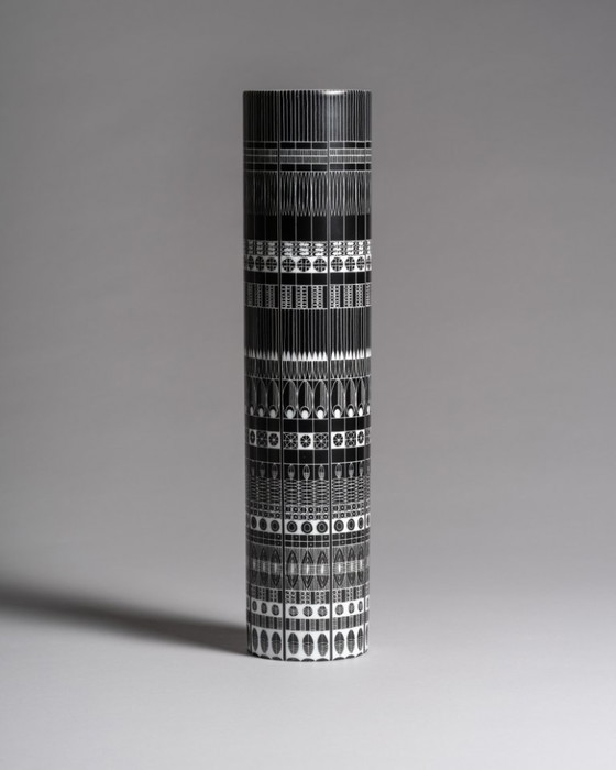 Image 1 of Rare Porcelain XL Vase Duo Hans Theo Baumann Rosenthal Germany 1963 H40cm MCM