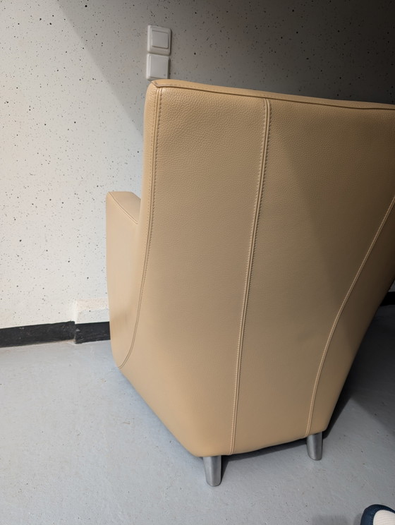 Image 1 of Poltrona in pelle Leolux Dolcinea color crema