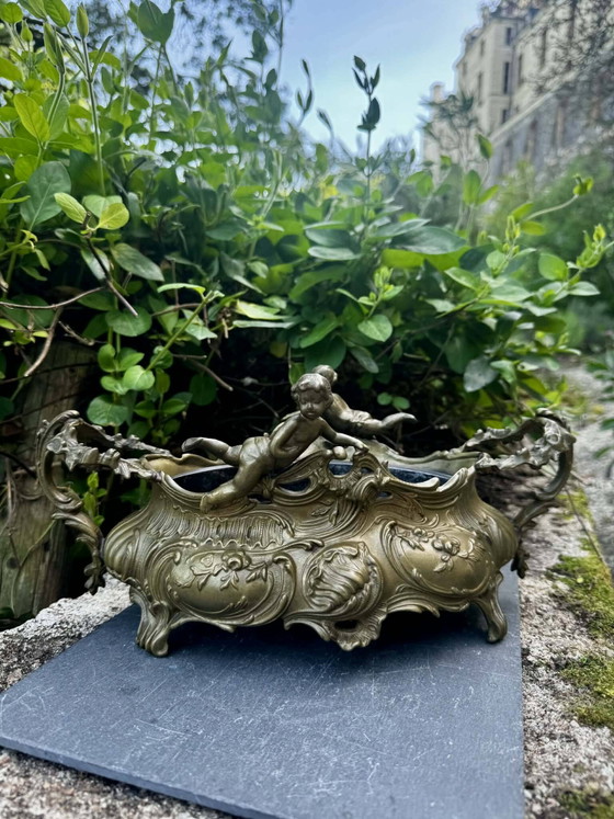 Macetas grandes para jardín de rocas, ángel Art Nouveau – Metal, Rococo (photo 5 of 18)