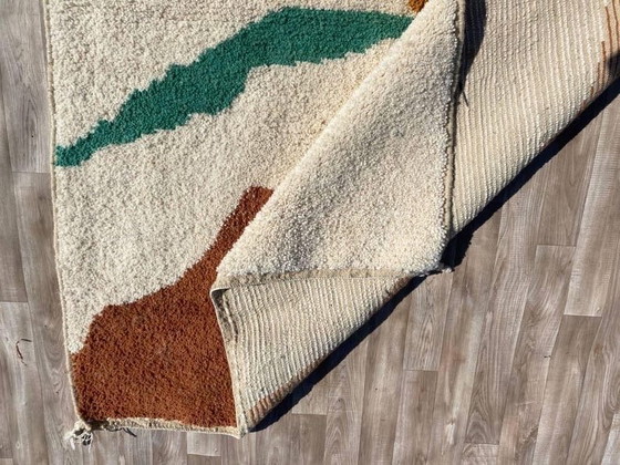 Image 1 of Tapis en laine pure fait main traditionnelle taille 1,5/2,5 m