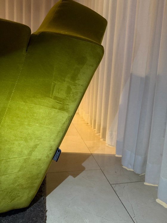 Image 1 of Poltrona di design Linteloo - Velluto verde - Come nuova