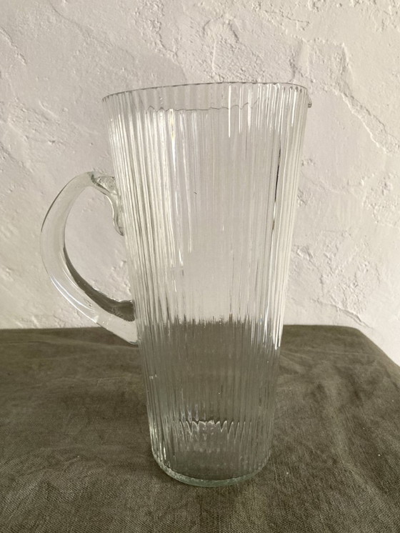 Image 1 of Juego de naranjada de cristal antiguo