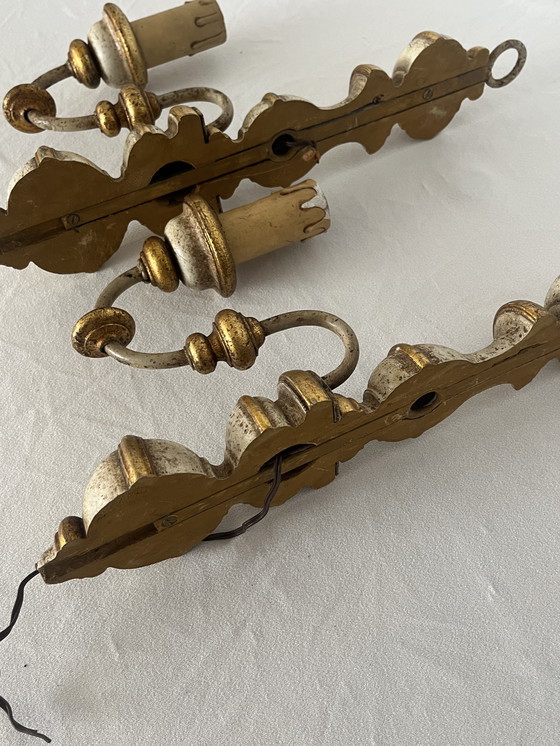 Image 1 of Antique pair of wall lamps from the 1800s