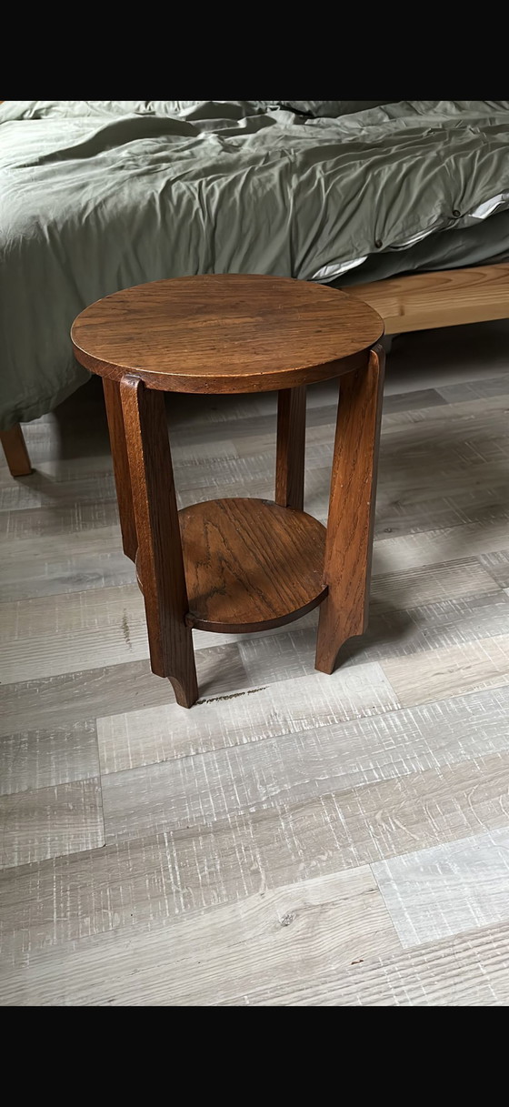 Image 1 of Mesa auxiliar Art Déco de la Escuela de Ámsterdam