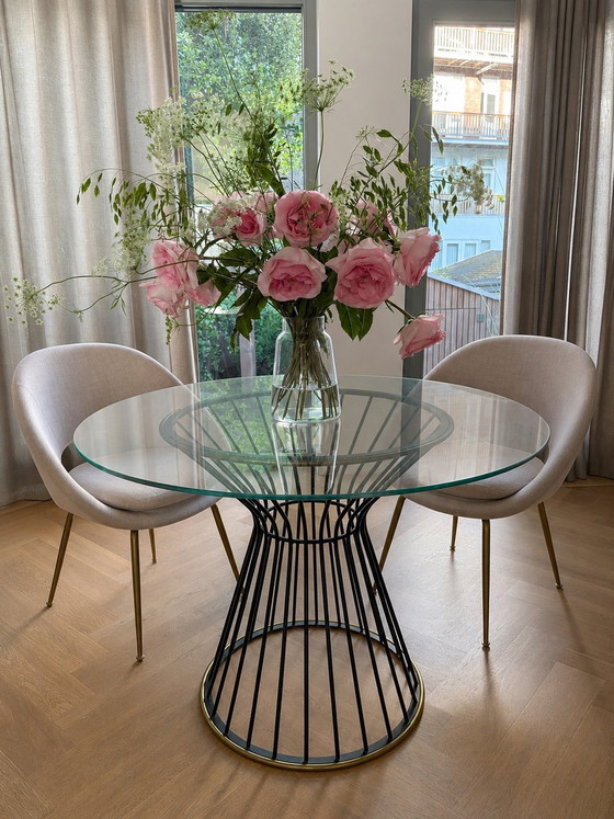 Image 1 of West Elm - Hourglass dining table 