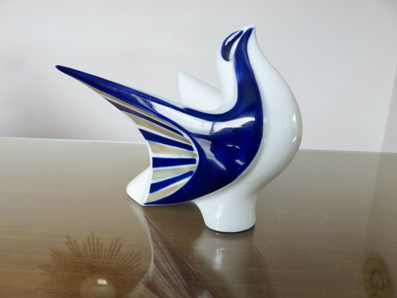 Image 1 of Paloma "sargadelos" in ceramica, colomba, Spagna, anni '70 '80