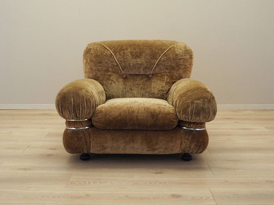 Image 1 of Velour Armchair, Italian Design, 1970s, Production: Italy